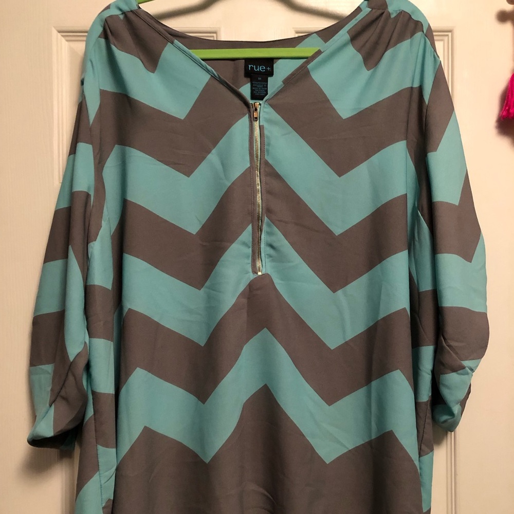 Chevron tunic